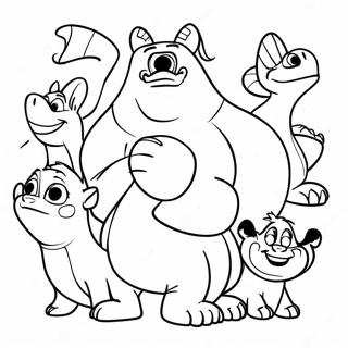DreamWorks Characters Coloring Page | DreamWorks coloring page