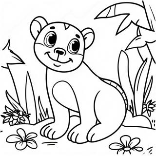 Colorful Costa Rica Wildlife Coloring Page | Costa Rica coloring page