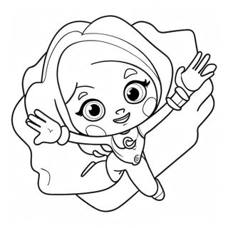 Garnet in Action Coloring Page | Steven Universe coloring page