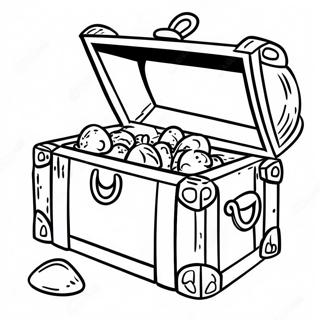 Treasure Chest Coloring Page | Treasure Chest coloring page