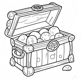 Pirate Treasure Chest Coloring Page | Treasure Chest coloring page