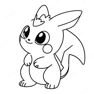 Cute Baby Pokemon Coloring Page | Baby Pokemon coloring page