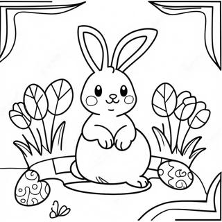 Easter Adult Coloring Page | Easter Adult coloring page