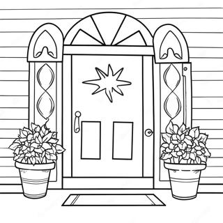 Welcome Home Coloring Page | Welcome Home coloring page