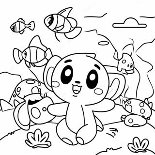 Kai Lan and Friends Adventure Coloring Page | Ni Hao Kai Lan coloring page