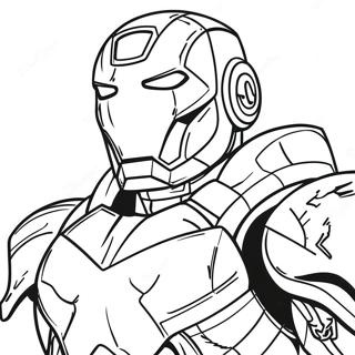 War Machine Coloring Page | War Machine coloring page
