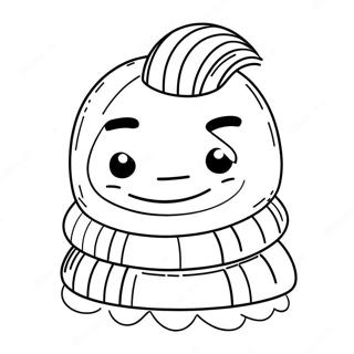 Funny Roblox Bacon Hair Coloring Page | Roblox Bacon coloring page