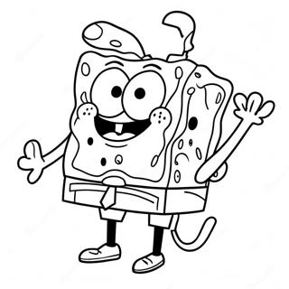 SpongeBob SquarePants Coloring Page | SpongeBob and Friends coloring page