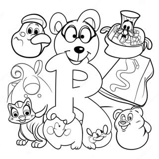 Disney Alphabet Coloring Page | Disney Alphabet coloring page