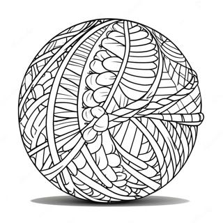 Crochet Yarn Ball Coloring Page | Crochet coloring page