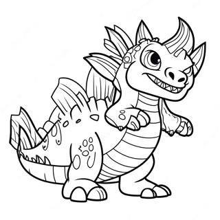 Monster Hunter Coloring Page | Monster Hunter coloring page
