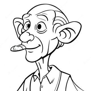 BFG Coloring Page | BFG coloring page