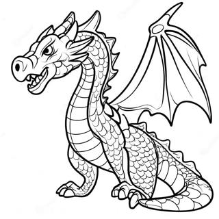 Fearsome Dragon Master Coloring Page | Dragon Masters coloring page