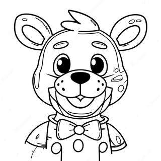 Chica FNAF Coloring Page | Chica FNAF coloring page