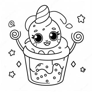 Lol OMG Candylicious Coloring Page | Lol OMG Candylicious coloring page