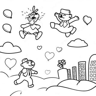 Leap Day Celebration Coloring Page | Leap Day coloring page