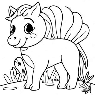 Fun SVG Animal Coloring Page | SVG coloring page