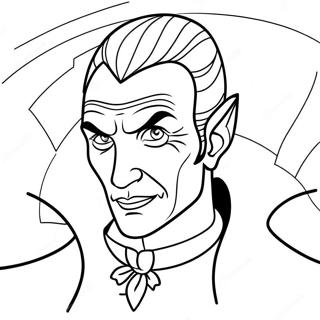 Dracula Coloring Page | Dracula coloring page