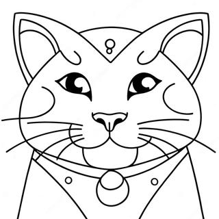 Meowscles Coloring Page | Meowscles coloring page