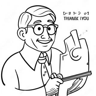Thank You Pastor Coloring Page | Thank You Pastor coloring page