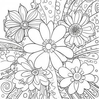 Flower Power Coloring Page | Flower Power coloring page