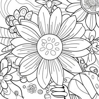 Potere Dei Fiori Pagine da Colorare