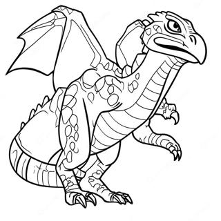 Indoraptor Fierce Roaring Coloring Page | Jurassic World Fallen Kingdom Indoraptor coloring page