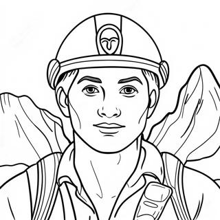 Adventurous Joshua Coloring Page | Joshua coloring page