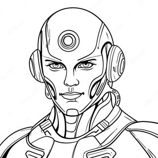 Cyborg Kleurplaten