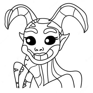 Siren Head Coloring Page | Siren Head coloring page