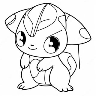 Starter Pokemon Coloring Page | Starter Pokemon coloring page