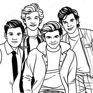 One Direction Coloring Page | One Direction coloring page