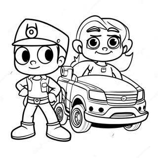 Johnny Test and Dukey Adventure Coloring Page | Johnny Test coloring page