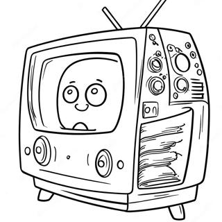 TV Show Coloring Page | TV Show coloring page