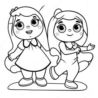 Mila and Morphle Coloring Page | Mila and Morphle coloring page