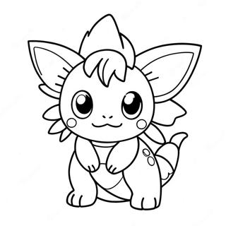 Vaporeon Coloring Page | Vaporeon coloring page