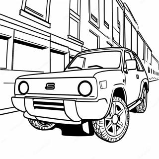 Nissan Coloring Page | Nissan coloring page