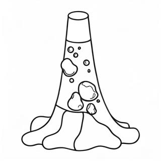 Colorful Lava Lamp Coloring Page | Lava Lamp coloring page