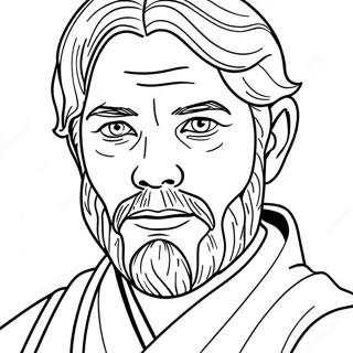 Obi Wan Kenobi Coloring Page | Obi Wan Kenobi coloring page