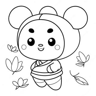Pucca Coloring Page | Pucca coloring page