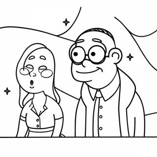 American Dad Coloring Page | American Dad coloring page
