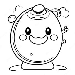 Tamagotchi Coloring Page | Tamagotchi coloring page