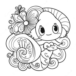 Good Luck Charm Coloring Page | Good Luck coloring page
