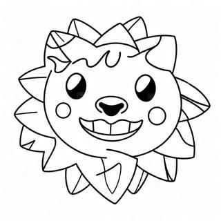 Sun and Moon FNAF Coloring Page | Sun and Moon FNAF coloring page