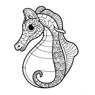 Seahorse Coloring Page | Seahorse coloring page