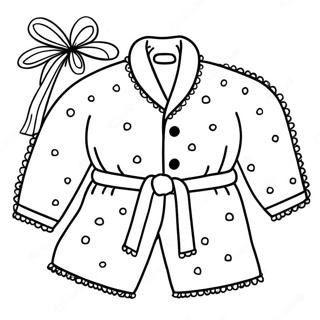 Pajama Coloring Page | Pajama coloring page