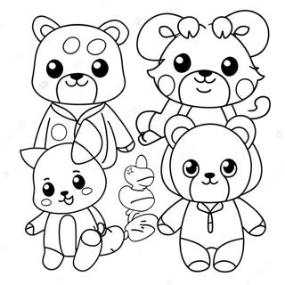 Pijama Páginas para Colorir