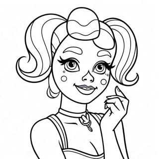 Ballora Coloring Page | Ballora coloring page