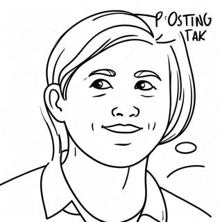 Positive Self Talk Coloring Page | Positive Self Talk coloring page