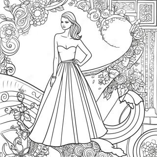 Fashion Coloring Page | Fashion coloring page